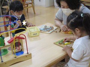 サンシティ聖母幼稚園　プレかおり教室【今週のほし組】