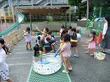 サンシティ聖母幼稚園　ばら組　水遊び